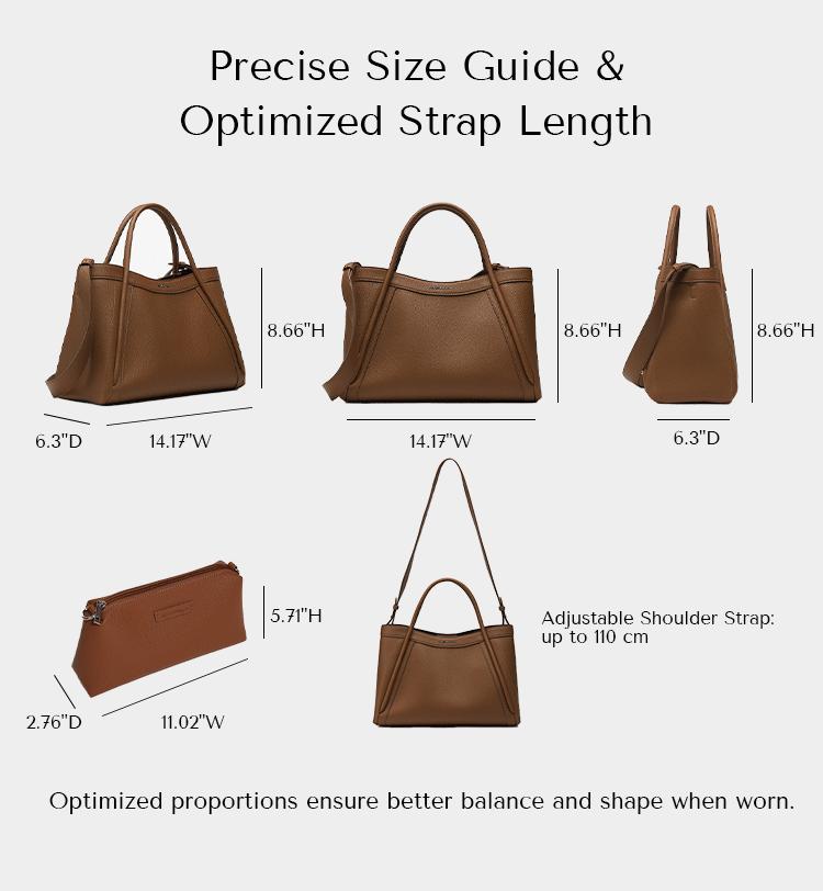 NEWBELLA Kelly M Plus Upgraded Version 2 PCS Set Top Handle Bag,KellyCollection,Kelly L size,crossbody bags ,work ,laptop bags,with Removable Shoulder Strap, Outdoorfun Clutch Purse dealsforyoudays Classic Handbag Tote Handbag,FallFreshness