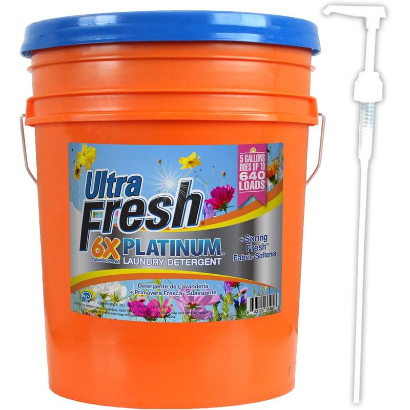 Ultra Fresh Platinum 5 Gal, Up to 640 Loads Laundry Detergent