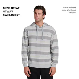 Quiksilver | Great Otway Sweatshirt | Cotton-Poly Blend | Men’s Casual Top for Spring/Fall