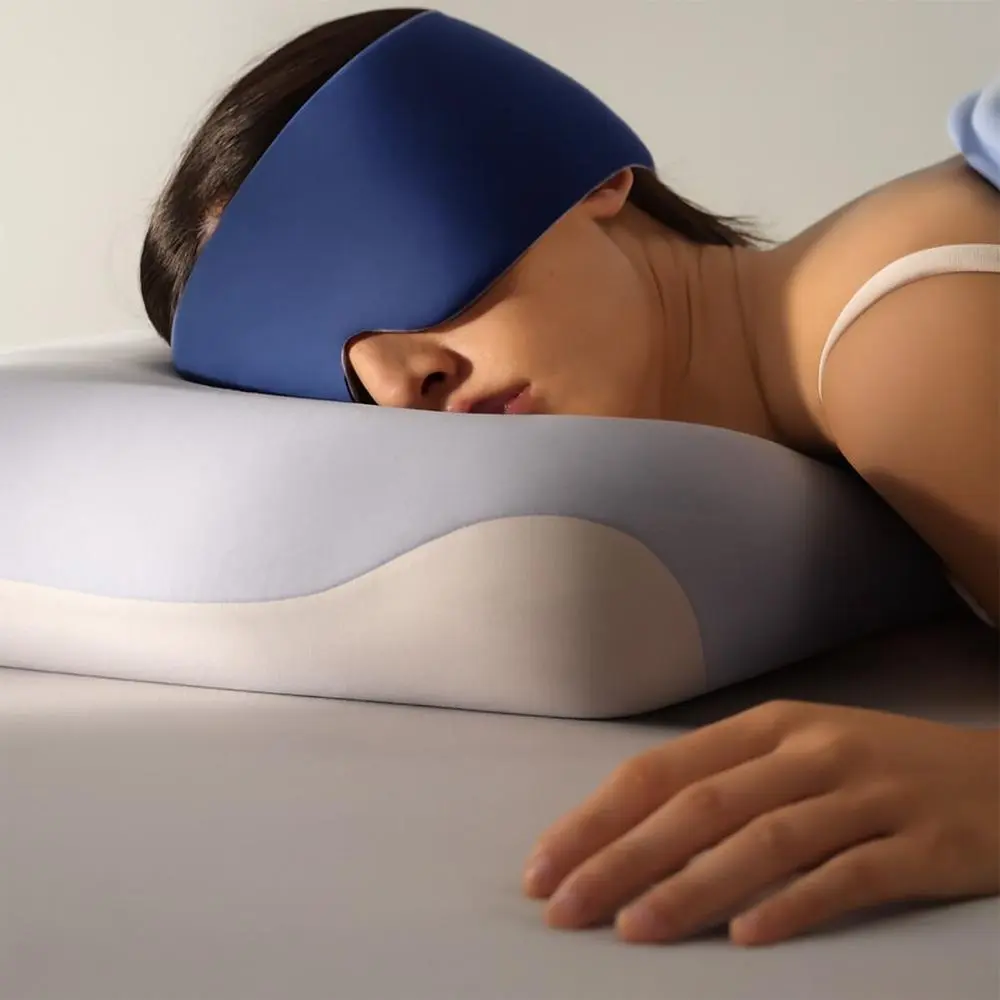 Hugmoon Anti Dust Mite Sleep Mask for Women & Men, Breathable 3D Contoured Eye Mask, Soft Lightweight Adjustable Eye Cover for Side & Back Sleepers, Machine Washable Travel Sleeping Mask for Home, Flight & Relaxation