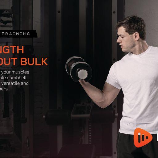 Adjustable 25lb Dumbells - Home Gym Training adjustable dumbbells