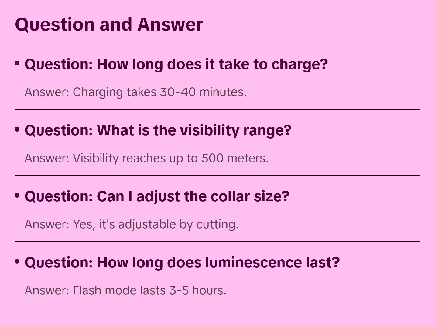 LED Glowing Dog Collar USB Charging Pet Dog Collar Night Luminous Dog Collars Rechargeable Night Safety Flashing Necklace Dog