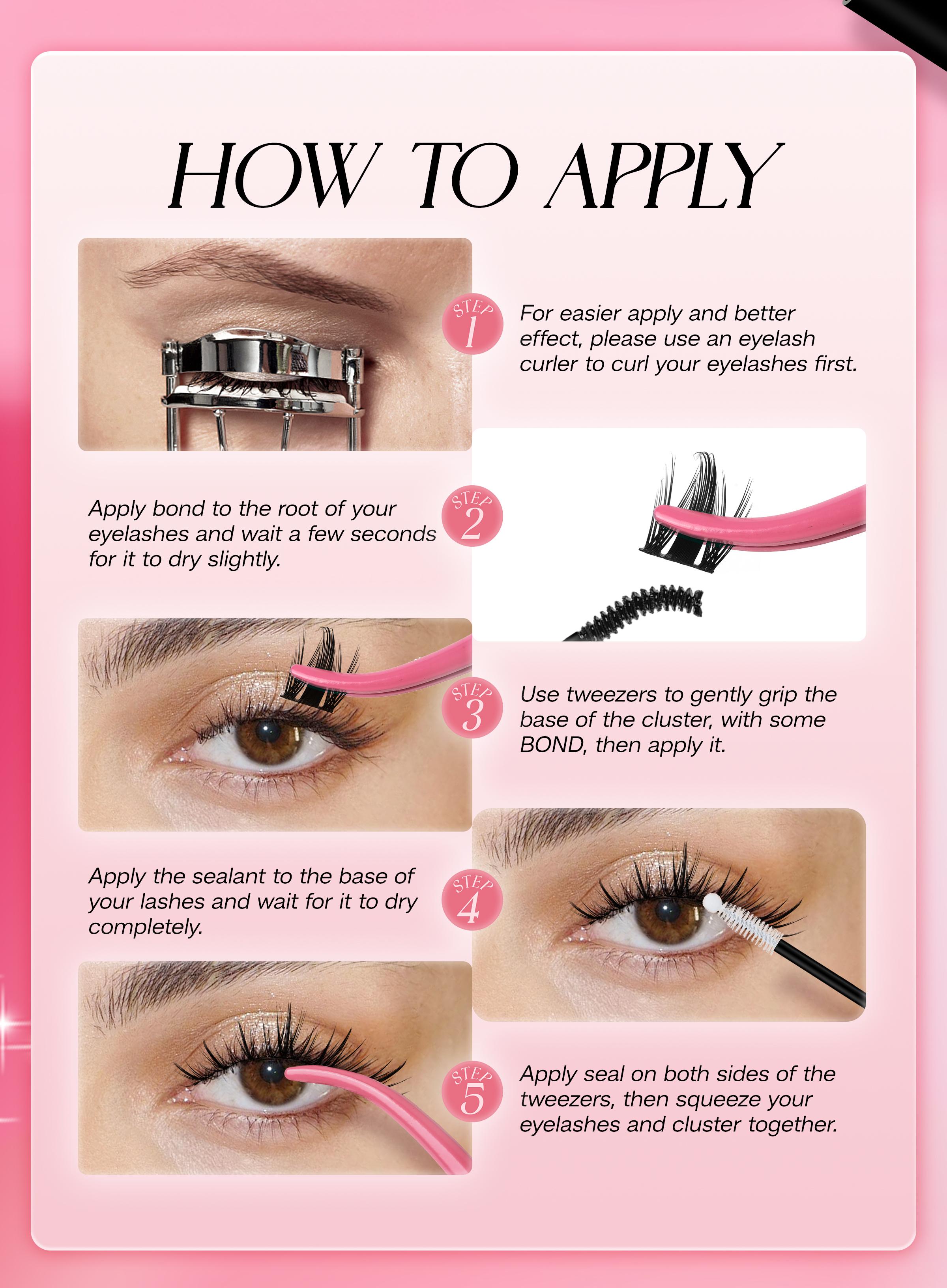 73% Hot Fresh Launch ProLashBeauty Lash Clusters Sunrise Long Lasting Eyelashes Extensions Kit DIY lashes Extensions C D Curl Invisible Band Beginners Manga Lashes Tweezer & Glue & Remover all in one for DIY Eyelash at Home TikTokShopBlackFriday