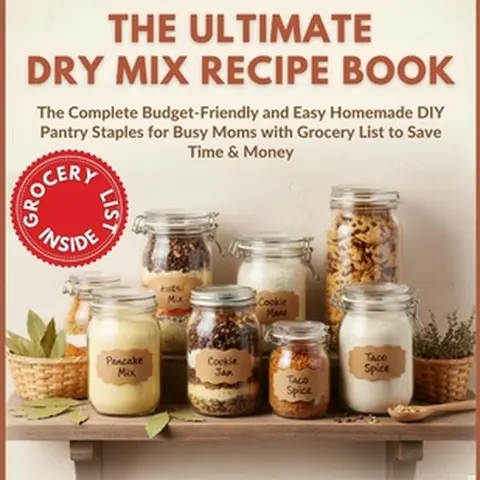 The Ultimate Dry Mix Recipe Book: The Complete Budget-Friendly and Easy Homemade DIY Pantry Staples for Busy Moms with Grocery List to Save Time & Mon -- Sally K. Winslow, Paperback