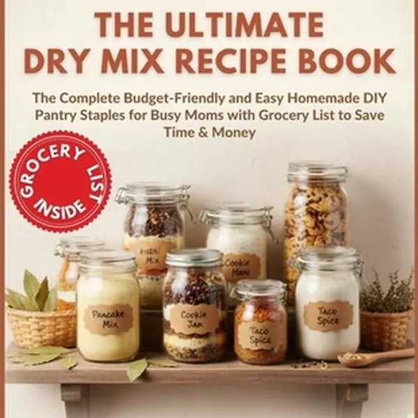 The Ultimate Dry Mix Recipe Book: The Complete Budget-Friendly and Easy Homemade DIY Pantry Staples for Busy Moms with Grocery List to Save Time & Mon -- Sally K. Winslow, Paperback