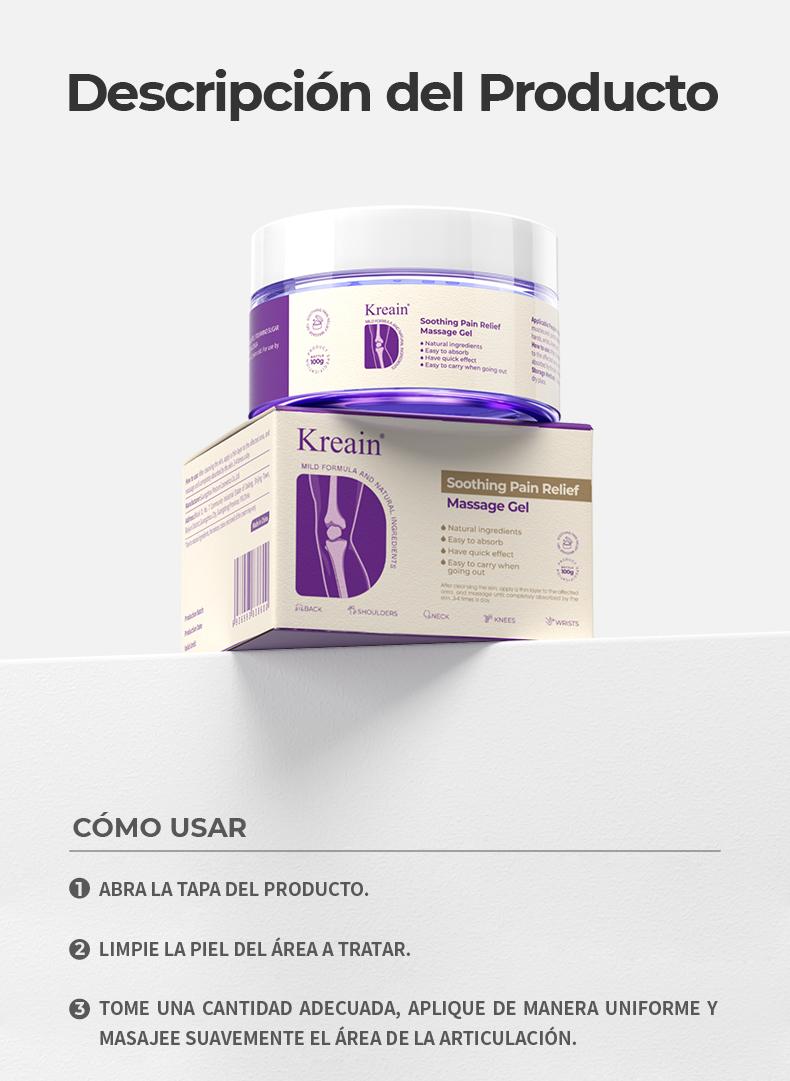 【Buy 1 Get 1 Free】Kreain 15 purple gel turmeric extract sodium sulfate chondroitin Emu oil and other natural materials Reduced Swelling of Fingers