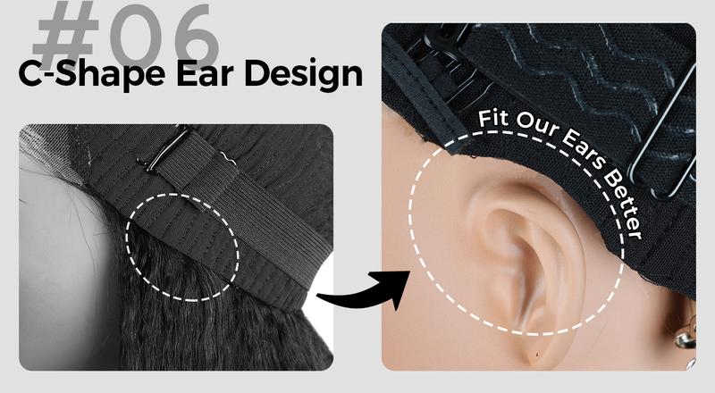 OQ HAIR Burgundy 99J Color Layered Straight Wig 220% Density Side Part Swept Bangs Pre-Cut 9x6 Lace Drawstring Wear Go Glueless Wig