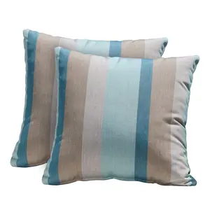 SEEHILL Water-resistant Outdoor Throw Pillow Set of 2, Fade-resistant, Stain-resistant for Indoors and Outdoors with  Extra-thick Padding, Build  For Last