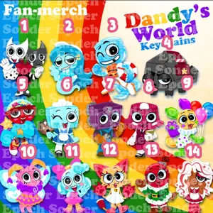 Toon Keychains | Danny's world Razzle & Dazzle, Connie, Finn, Coal, Gigi, Tisha, Boxten, Brightney, Looey, Flutter, Poppy, Scraps, Ginger