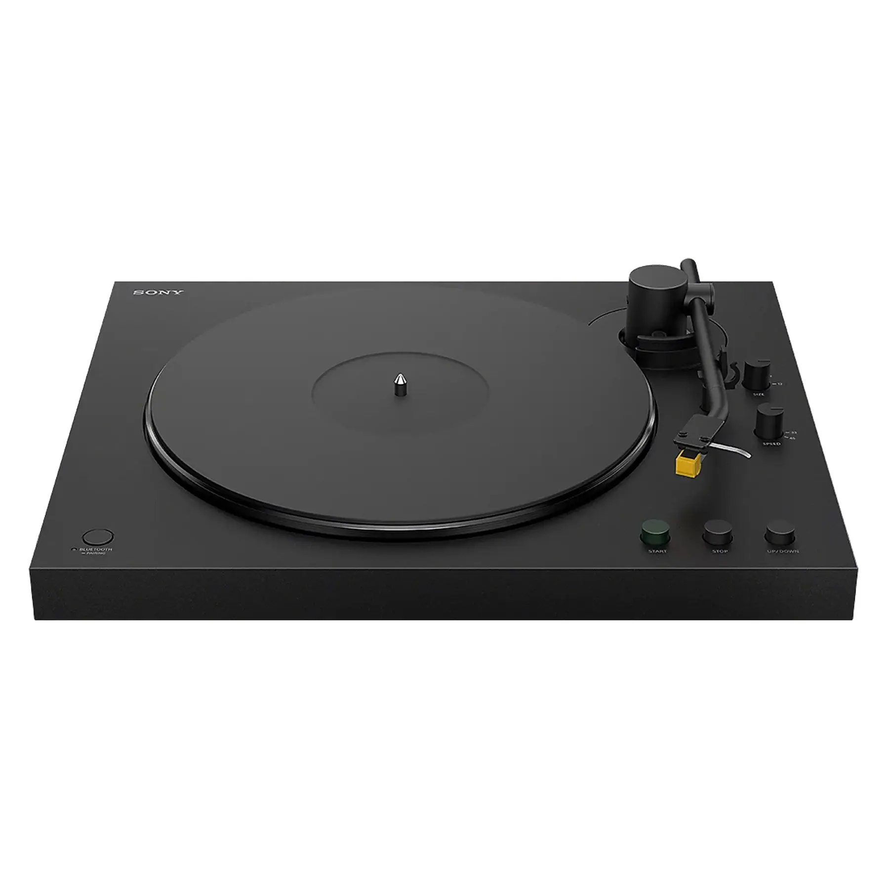 Premium Automatic PS-LX5BT Record Player Turntable - Wireless Bluetooth, Wired Audio Device with Digital, USB, Aluminium Features, Adapter, Button, Minimalist Design