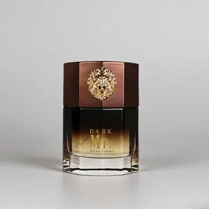 Dark Brown Collection 100ml | Rich Woody Notes | Mature Men | Gradient Bottle with Lion Head Relief | Business / Dinners / Dates