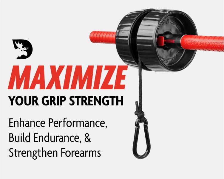 DMoose Forearm Exerciser: 2-in-1 Patented Design for Arm Strength
