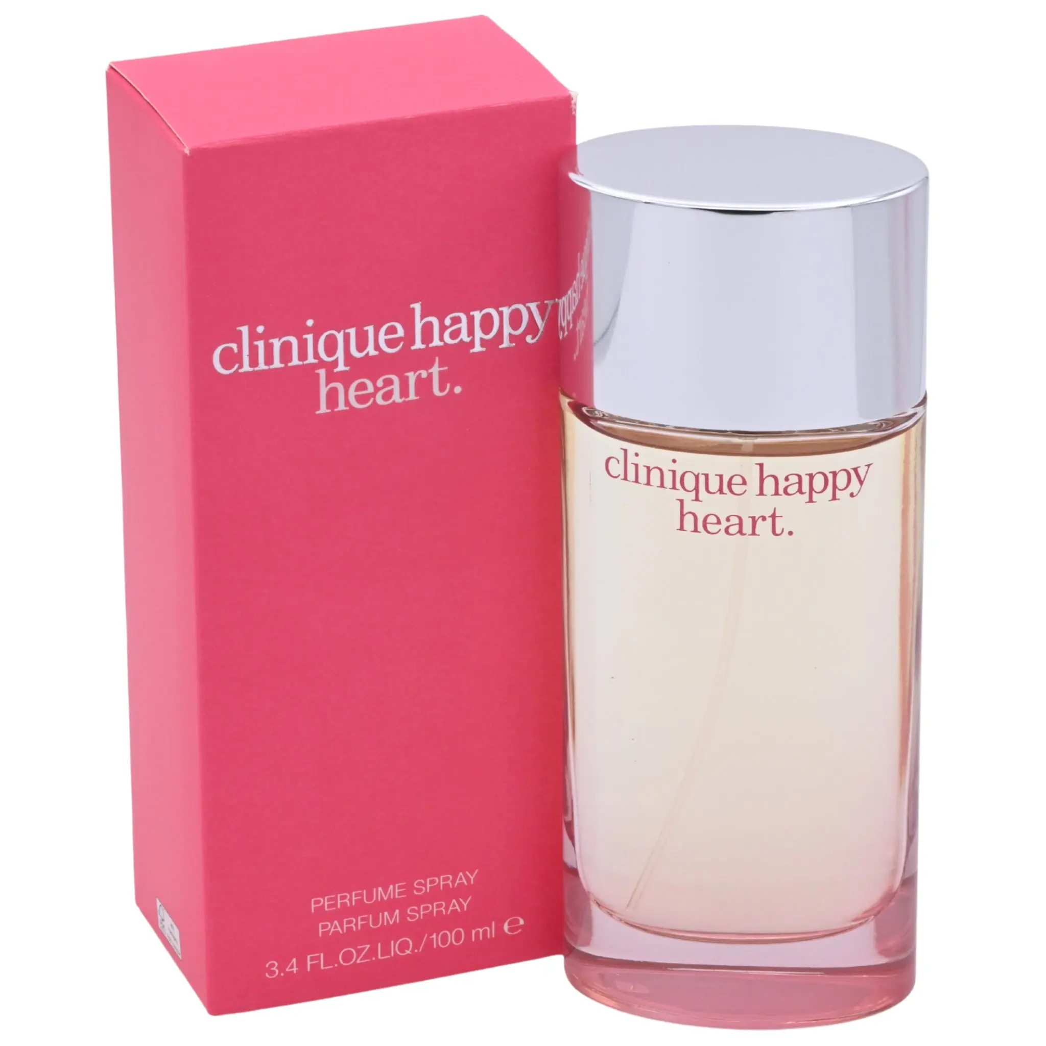 CLINIQUE Happy Heart EDP Spray Women's Fragrance - 3.4 fl oz, Bright Citrus Freshness, Fruit Woody Floral Scent, Aquatic Green Facets, Water Hyacinth, Mandarin Cucumber, Clean Girl Daytime Wear, New in Box, Beauty & Personal Care Gift, Perfumes For Women,