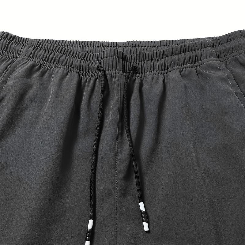 Men's casual business pants, made from lightweight stretch fabric, straight leg, regular length, with pockets, comfortable and breathable joggers suitable for all seasons Menswear，pantalones para hombre