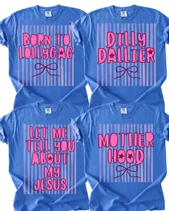 Spring and Summer Shirt, Mother shirt, Silly Daily Tees, Born to Lollygag, Faith, Positive Tee, Coffee Shirt, Comfort Colors, Preppy Coquette Bow, NOT REAL Pearls DTG Printed, Comfort colors Graphic Shirt