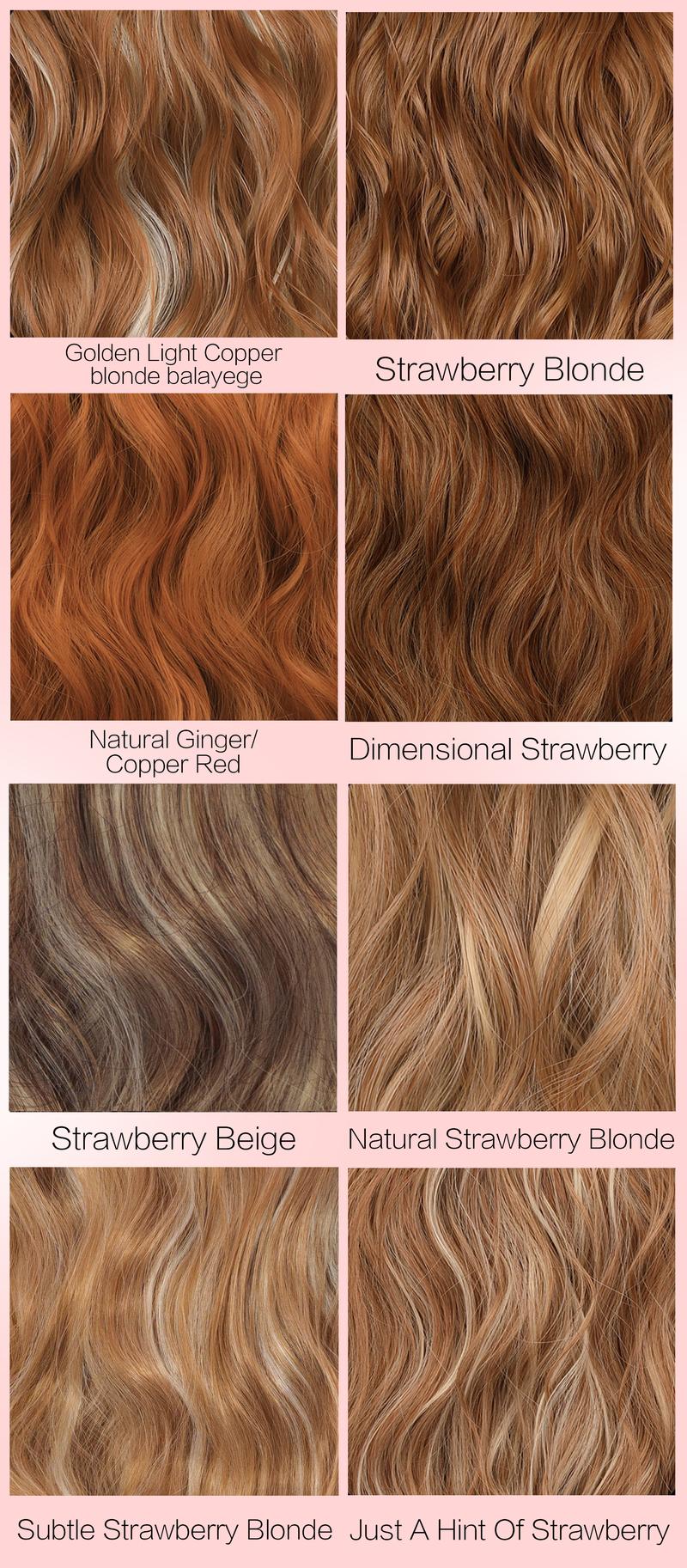 【QBEAUTY 】24 Inches Invisible Clip- in Synthetic Hair Extensions Thick Natural Hairpieces Double Weft 4/3/2 Secure Clips Long Wavy Secret Hairpiece for Women