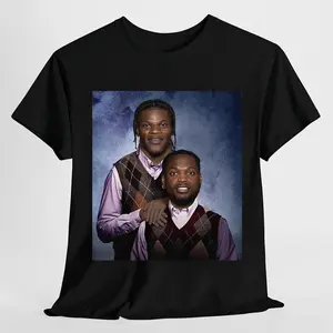 [ SPORTS GRAPHIC TEE - SALE UP TO 45% ] Vintage Lamar Jackson Derrick Henry Football Shirt, Baltimore Step Bros Tee, Funny Football Gift Unisex