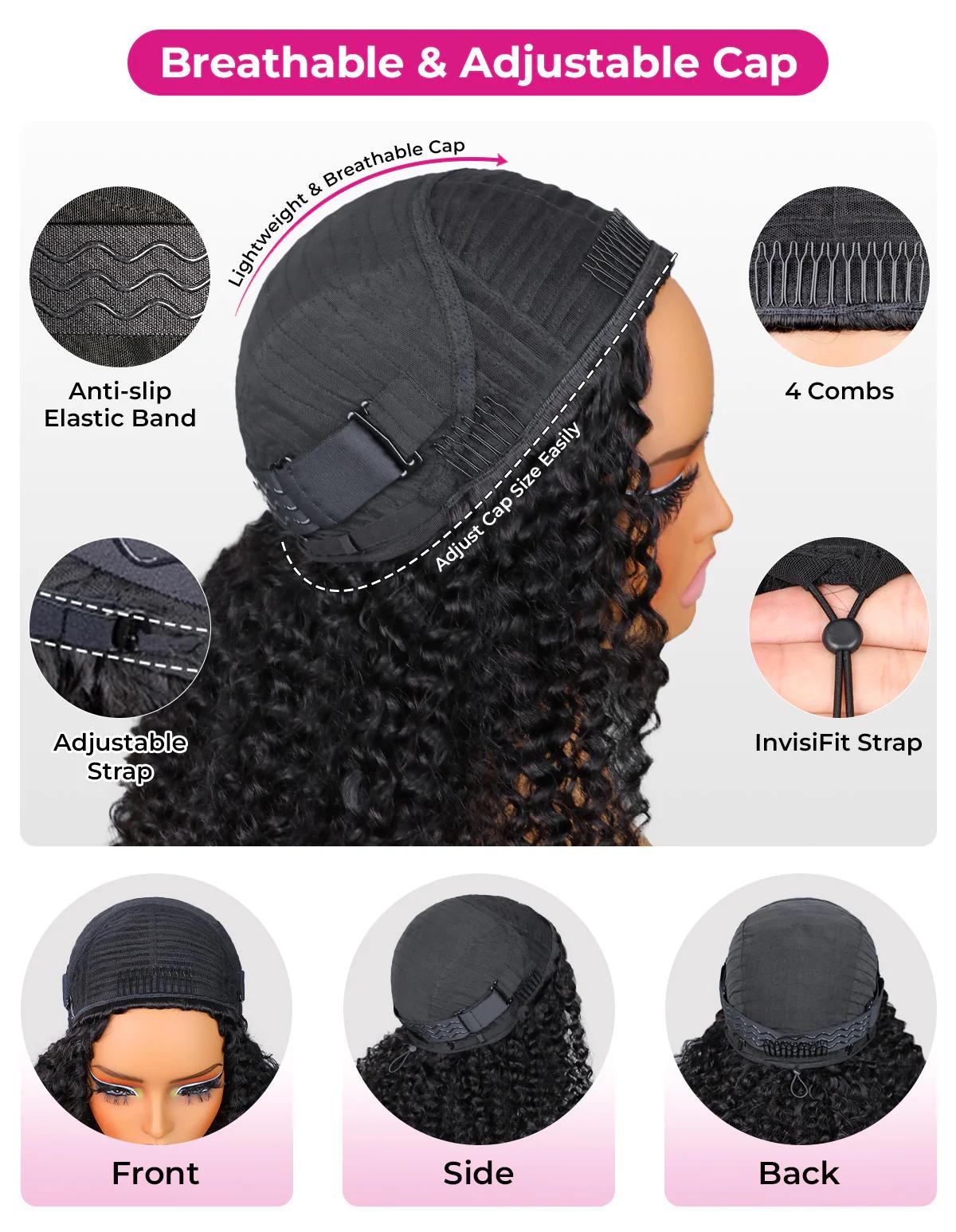 [NEW ARRIVAL] ISEE HAIR Burmese Curly Human Hair Half Wig InvisiFit Strap Glueless Wig for Beginners #Category Spotlight SpringStatements