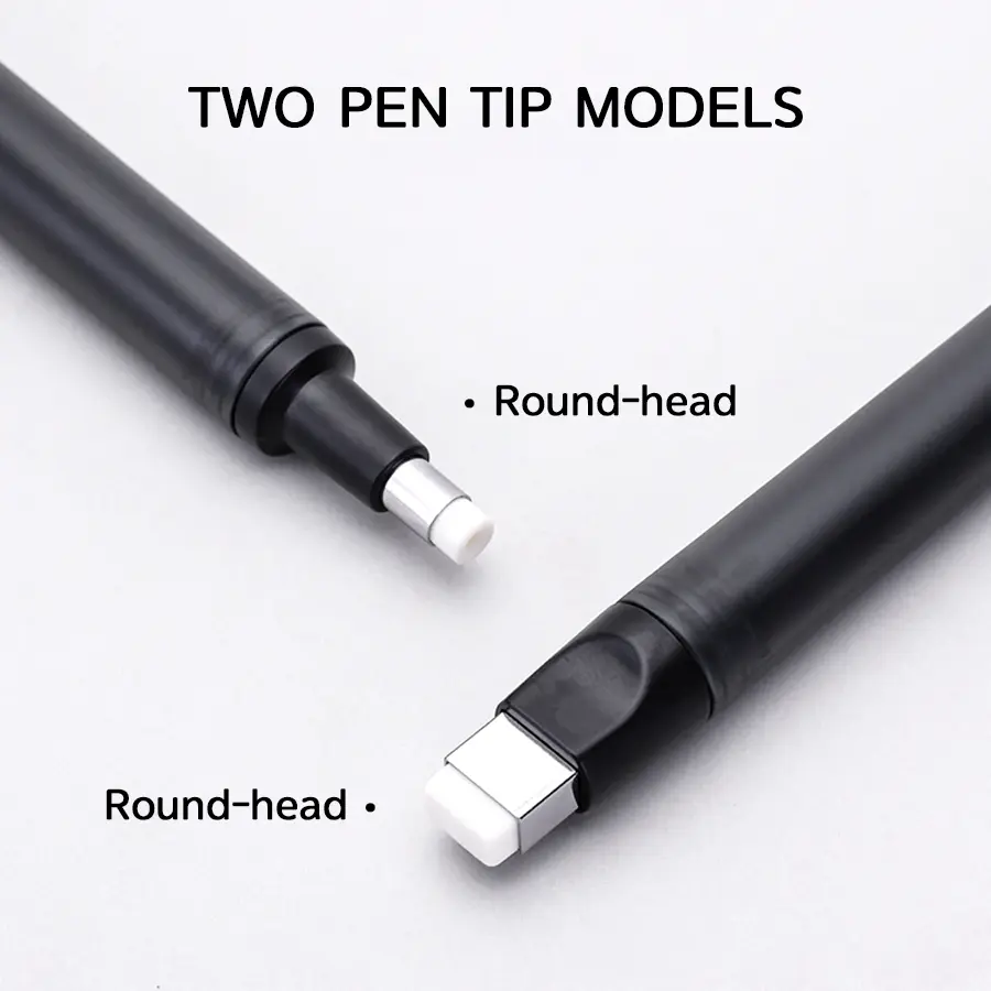 Professional Art Drawing Eraser, Art Supplies, Dust-Free Button Design, Ideal for Quick Sketches, Eraser, Dual-Headed Pencil Shape, Daily Use