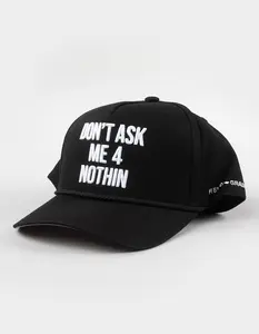 FIELD GRADE  Mens Don't Ask Me Snapback Hat, Black