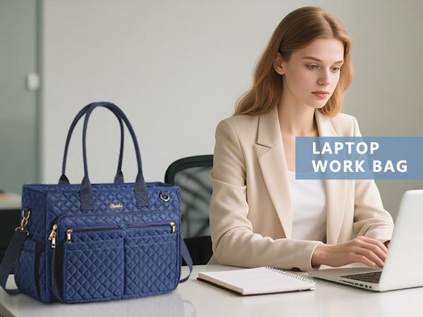 Teacher Tote Bag for Women,15.6 inch Laptop Work Tote Bags with 40oz Cup Holder, Waterproof Quilted Utility,Multiple Pockets,Shoulder Crossbody Tote Handbags for Women Work,Daily,Travel,Gym,School College Teacher Tote Bag for Women,15.6 inch Laptop Work Tote Bags with 40oz Cup Holder, Waterproof Quilted Utility,Multiple Pockets,Shoulder Crossbody Tote Handbags for Women Work,Daily,Travel,Gym,School College