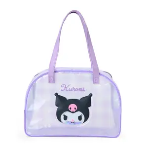 Kuromi Clear Handbag (Gingham)