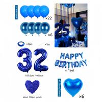 32th Birthday Balloon Set