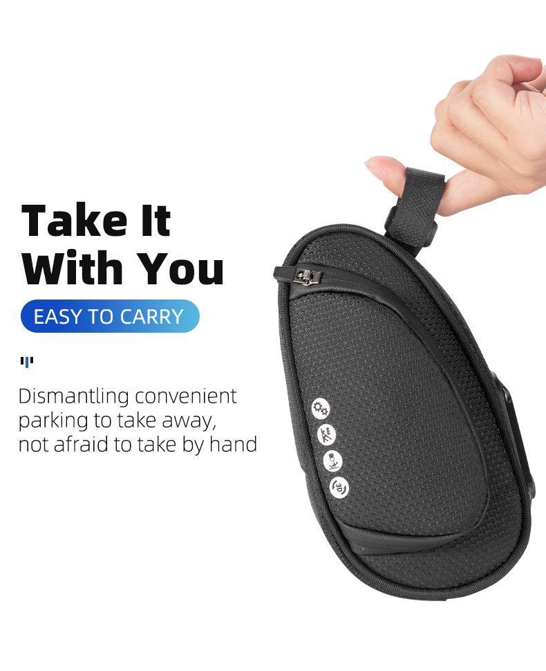 ROCKBROS Bike Saddle Bag  Under Seat Bag Bicycle Seat Pack Pouch for Cycling Adjustable Mounting