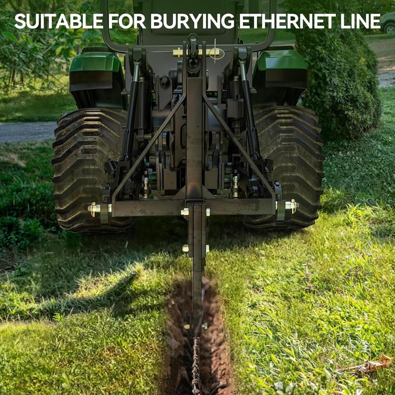 YITAMOTOR Hitch Mounted Ripper, Hitch Lawn Ripper, Middle Buster Plow for ATV/UTV Tractor with 2" Receiver,16" Rigid Drop Shank with Replaceable Ripper Teeth YITAMOTOR Hitch Mounted Ripper, Hitch Lawn Ripper, Middle Buster Plow for ATV/UTV Tractor with 2" Receiver,16" Rigid Drop Shank with Replaceable Ripper Teeth