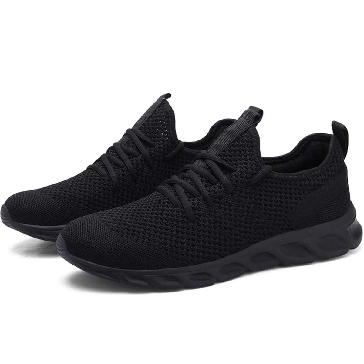 Casual Runner Sneaker For Men Walking Shoes Outdoor Mesh Light Weight Breathable Shoes with Non-Slip Sole and Comfortable Lining