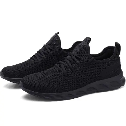 Casual Runner Sneaker For Men Walking Shoes Outdoor Mesh Light Weight Breathable Shoes with Non-Slip Sole and Comfortable Lining