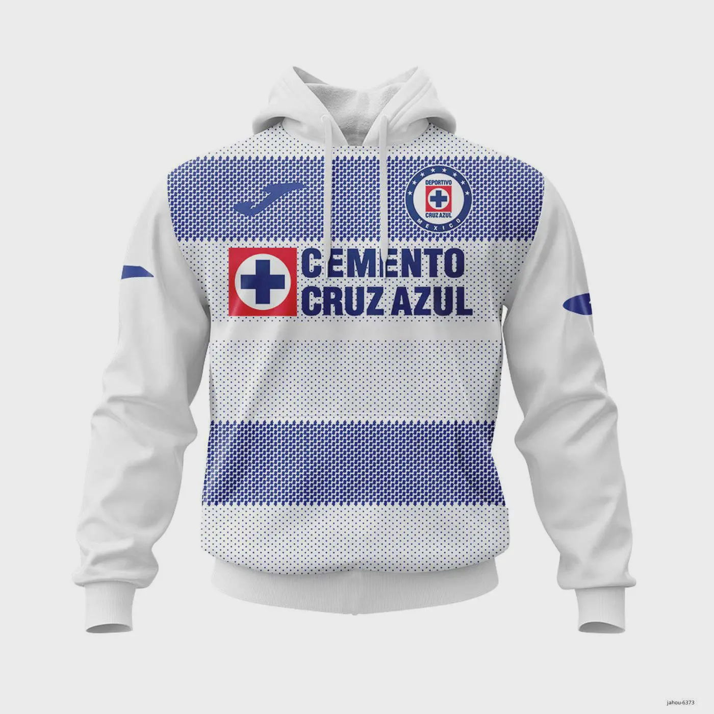 Personalise Liga MX Cruz Azul Away Jerseys Hoodie