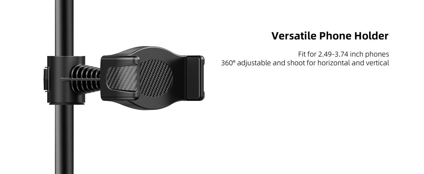 Weilisi Pro Lighting Kit for Creators: 10.5" Ring Light on 69" Tripod & Phone Mount. Dimmable LED for Perfect TikTok, YouTube, Zoom, Makeup & Photo Shots.
