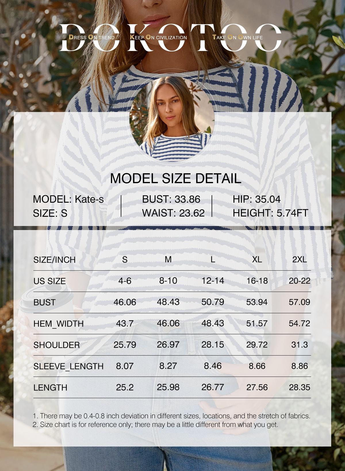 Dokotoo Womens Summer Tops Oversized Tshirts for Women Striped Color Block Short Sleeve T Shirts Crewneck Casual Tee Blouses