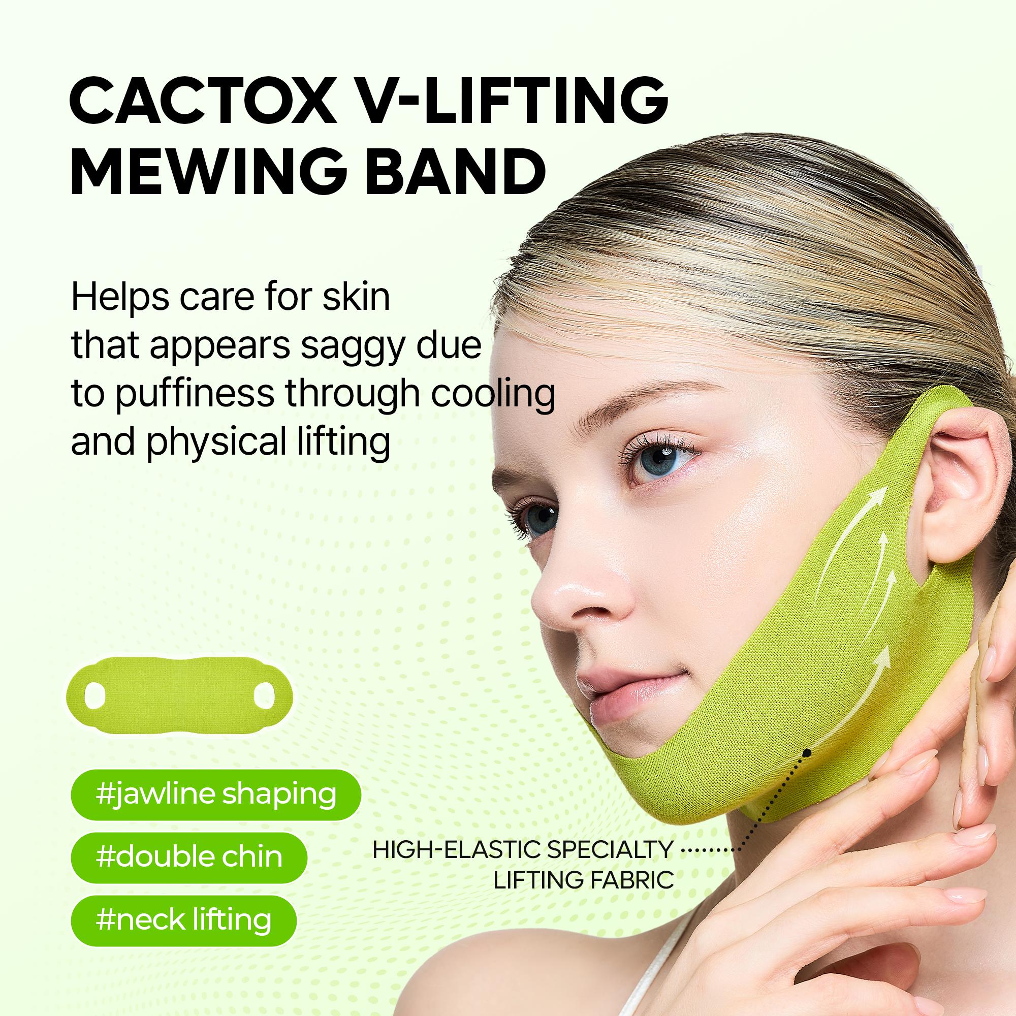 [Dr.Melaxin Official] CACTOX DE-PUFFING PORE TOX MASK SET with Cactus Cooling Reduce Puffiness & Pore Tightening for Visible Pore Care Skin Repair