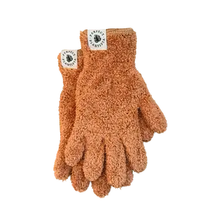 Perfect Plantista Microfiber Plant Dusting Gloves | Reusable Washable Leaf Cleaning Gloves for Houseplants, Monstera, Fiddle Leaf Fig | Soft Dusting Mitt for Indoor Plants | Terracotta