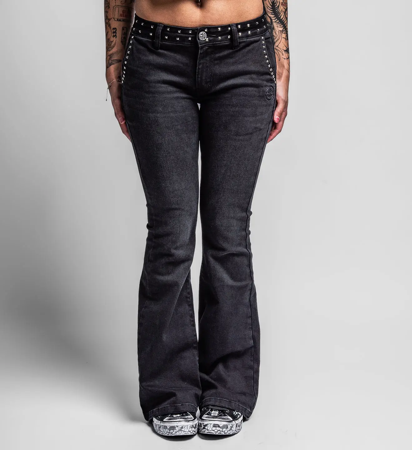 Affliction Men's Jeans Cross Applique Affliction Men's Jeans Cross Applique