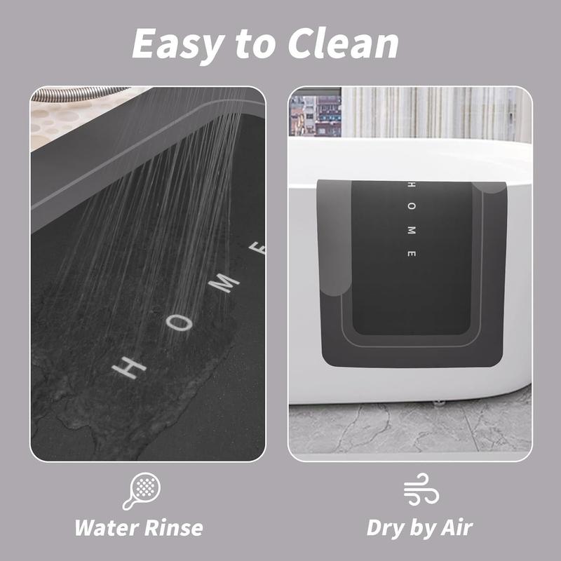 【FaddishDeal】Modernized Magic Mat Bathroom,Rubber Quick Dry Bath Mat,Absorbent Mat Non-Slip Bathroom Rug Set Backed for Bathroom Kitchen Shower Sink. 【FaddishDeal】Modernized Magic Mat Bathroom,Rubber Quick Dry Bath Mat,Absorbent Mat Non-Slip Bathroom Rug Set Backed for Bathroom Kitchen Shower Sink.