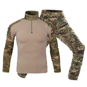 Combat Suit Tactical Camouflage Clothing Hunting Uniform  Pads for Men
