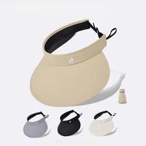 Extra Large Composite Velvet Black Vinyl Sunscreen Wide Brim Visor Hat for Women, Summer Sun Hat for Outdoor Use