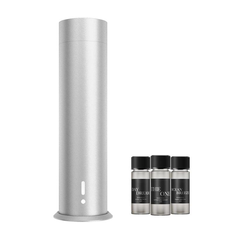 20ml x 3 Natural Oil Diffuser Set: Cold-Air Technology Covers 1000sqft, 5-Star Hotel Inspired Scents, Portable Rechargeable Control for Home Gym Relaxation