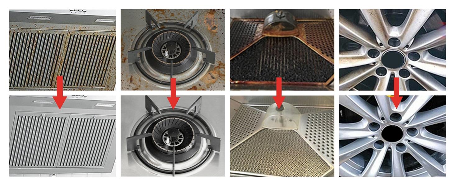 2500W Portable Handheld Steam Cleaner High Temperature Pressurized 2.2m Flexible Spray Gun 3 Brush Heads for Kitchen Bathroom Car