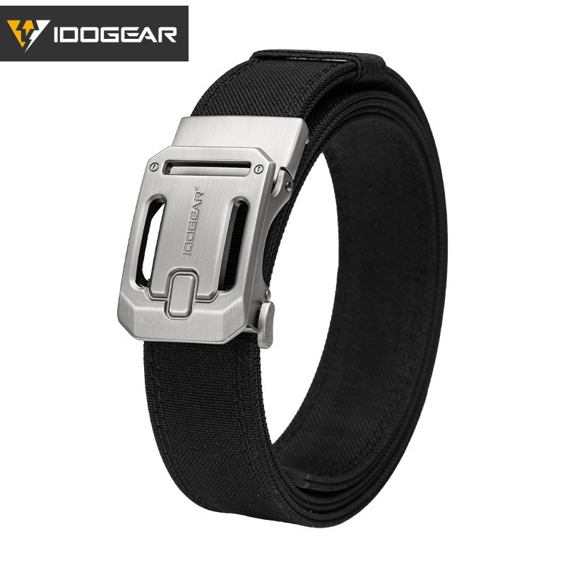 IDOGEAR 1.5" Ratchet Nylon Belt with Adjustable Metal Buckle Tactica Quick-Release Reinforce CCW Belt 3447 SpringStatements