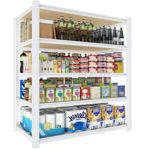 Premium Heavy Duty 5-Tier Storage Shelves - 1500LBS Capacity, Adjustable Garage & Pantry Organizer Rack