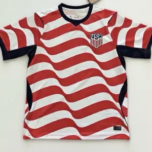 FIFA WORLD CUP US 2026 USA Home Jersey Player Version Red Polyester ⸻  USA National Soccer Team Home 2026  “One Nation. One Team.” Hoodie Shirt