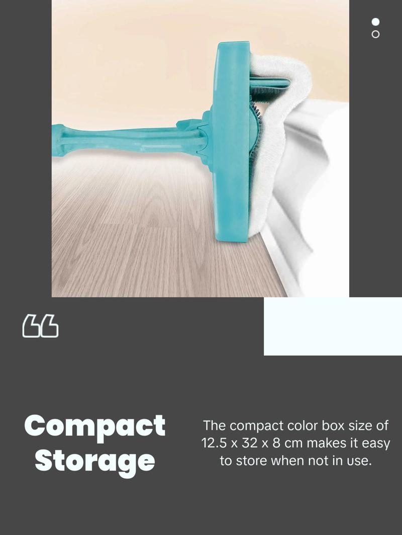 Baseboard Buddy Retractable Household Universal Cleaning Brush Mop