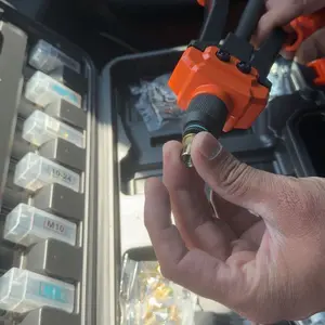 【Summerfinds】VEVOR Rivet Nut Tool 16 inch Rivnut Tool Kit with 13PCS Metric and SAE Mandrels & 186PCS Rivet NutsSemi-auto RetractionM3M4M5M6M8M10M121/4-205/16-183/8-161/2-138-3210-24, Hand Tools, Hardware