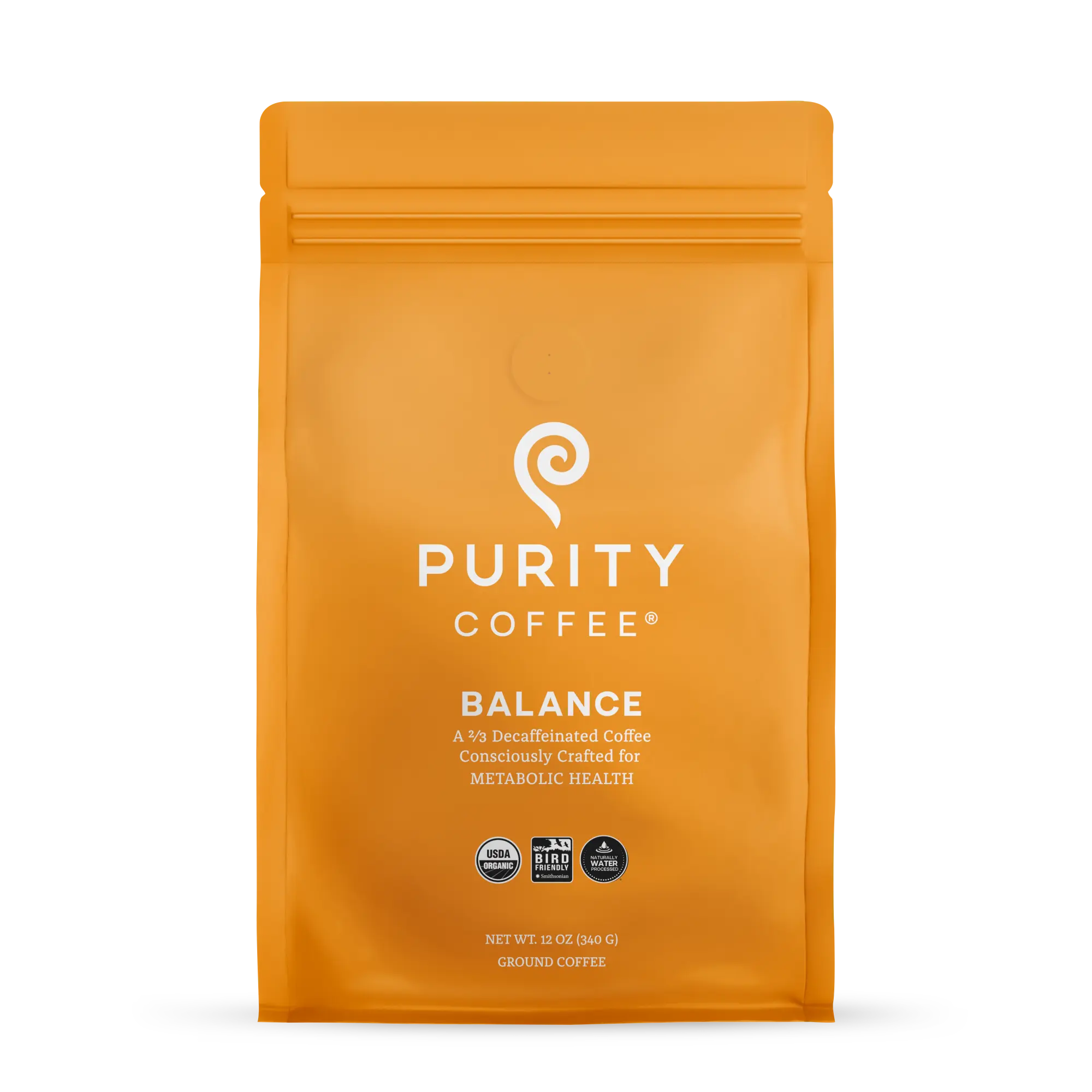 BALANCE: 2/3rd Decaf Ground Coffee BALANCE: 2/3rd Decaf Ground Coffee