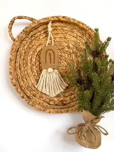 Macrame Santa Claus Ornament