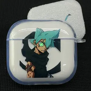 Soul Eater Headphone Anime Case inspired Soul Eater Moon Sun Black Star Wireless Earphone Protective Case Manga Case Cover Headset Protection Audio